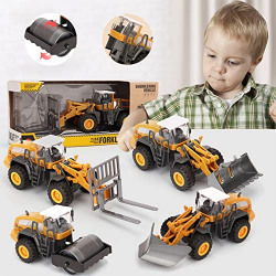 Qiopertar 1:55 Simulation Alloy Car Model Engineering Mixer Truck Transportation Tanker Construction Vehicle Model Toys Car for Boys Girls