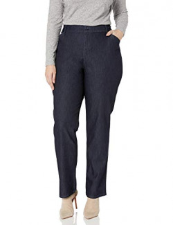 Lee Women's Relaxed Fit All Day Straight Leg Pant Indigo Rinse 6