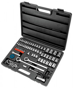 Performance Tool W1183 SAE/Metric 82-Piece Socket (1/4 , 3/8  & 1/2  Drive) & Bet Set