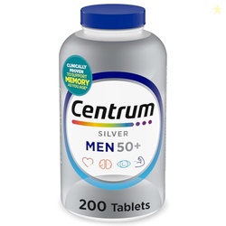 Centrum Silver Men's 50+ Multivitamin with Vitamin D3, B-Vitamins, Zin