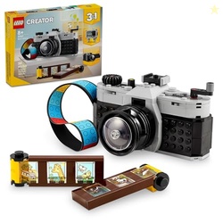 LEGO Creator 3 in 1 Retro Camera Toy, Transforms to Retro Video Camera