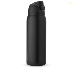 Owala FreeSip Stainless Steel Water Bottle 40 oz Very, Very Dark