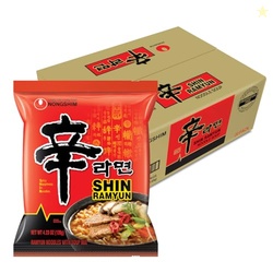 Nongshim Shin Ramyun Noodles, Spicy Korean Signature Instant Ramyun, R