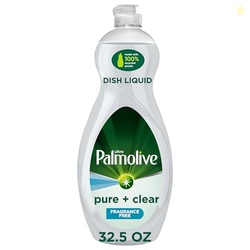 Palmolive Ultra Dishwashing Liquid Dish Soap, Pure + Clear Fragrance F