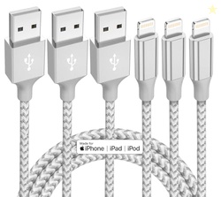 iPhone Charger,3 Pack 10ft MFi Certified Lightning Cable Fast Charging