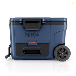 Ninja FrostVault 45qt Cooler with Wheels, Dry Storage, Lakeshore Blue