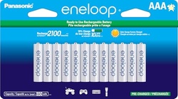 Eneloop Panasonic BK-4MCCA12FA AAA 2100 Cycle Ni-MH Pre-Charged Rechar