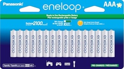 Panasonic BK-4MCCA16FA eneloop AAA 2100 Cycle Ni-MH Pre-Charged Rechar