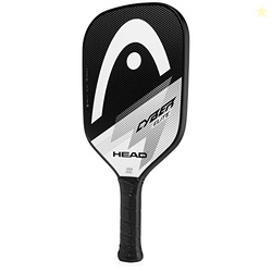 HEAD Cyber Elite Pickleball Paddle  Fiberglass Hitting Surface for Power & Control  Lightweight Honeycomb Core  Ideal for Beginner to Intermediate Players  Black/White