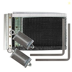 Champion Sports Table Tennis Net & Post Set, 2 