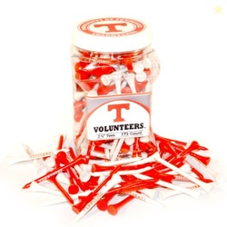 Team Golf NCAA 2-3/4  Golf Tees, 175 Pack, Regulation Size, Multi Team Colors