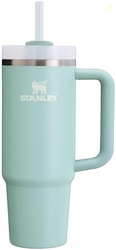STANLEY Quencher H2.0 Tumbler with Handle and Straw 30 Ounces | Flowstate 3-Position Lid | Cup Holder Compatible for Travel | Insulated Stainless Steel Cup | BPA-Free | Seafoam