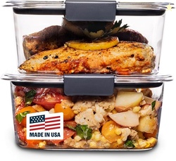 Rubbermaid Brilliance BPA-Free Food Storage Containers, 2-Pack