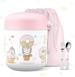 12oz Insulated Food Jar for Kids AD