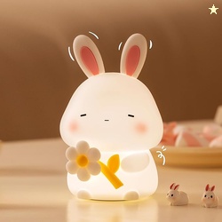 Led Cute Flower Bunny Night Light