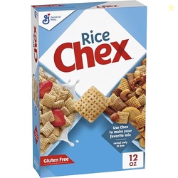 Rice Chex Gluten Free Breakfast Cereal, Homemade Chex Mix Ingredient, 12 oz