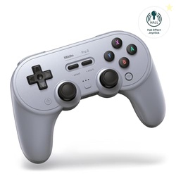 8BITDO PRO 2 BLUETOOTH CONTROLLER FOR SWITCH/SWITCH 2, HALL EFFECT JOYSTICKS, 2 PRO BACK PADDLE BUTTONS, WIRELESS GAMING CONTROLLER FOR SWITCH, PC, ANDROID, AND STEAM DECK & APPLE (GRAY EDITION)