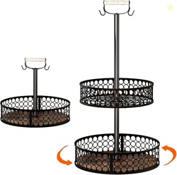 Heavy-Duty 2 Tier Lazy Susan Organizer AD