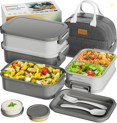 ADULTS BENTO BOX WITH INSULATED LUNCH BAG