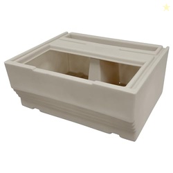 Wise BM1143-1B-990 Premier Series Pontoon 27-Inch Bench Base Only, Platinum