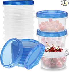 10Pcs Freezer Storage Containers 