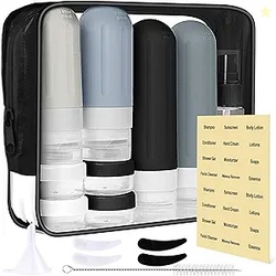 Landisun Travel Size Toiletries Essentials Bottles 18Pack 