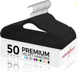 HOUSE DAY PREMIUM VELVET HANGERS 50 PACK