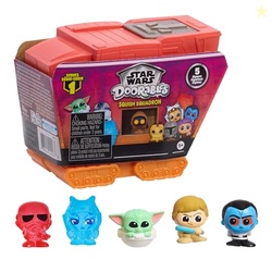 Star Wars Doorables Squish Squadron, Colletible Figures and Vehicle, Holiday Stocking Stuffers, Gifts, Presents, Kids Toys for Ages 5 Up by Just Play
