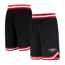 Ultra Game Boys' Active Knit Basketball Training Shorts,New Orleans Pelicans,Black,14-16