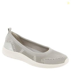 Easy Spirit Glitz Women's Slip On, 9 C/D US, Light Grey-Silver-Taupe