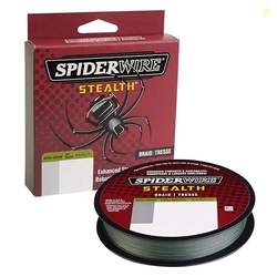 SpiderWire Stealth Superline, Moss Green, 30lb | 13.6kg, 200yd | 182m Braided Fishing Line, Suitable for Freshwater and Saltwater Environments