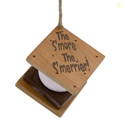 Hallmark The S'More The S'merrier S'More Christmas Ornament, Wood
