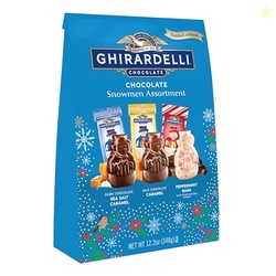 Ghirardellli Chocolate Snowmen Assortment for Easter Candy, 15.3 Oz Bag