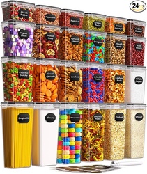 AIRTIGHT FOOD STORAGE CONTAINERS WITH LIDS, 24 PCS 