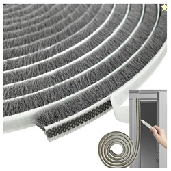 Self-Adhesive Pile Weather Stripping Seal for Sliding Windows and Door Frames, 16.5ft x 11/32 inch, Grey