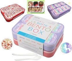 kinsho Bento-Box Lunch Box (2 Pack) AD