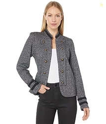 Tommy Hilfiger Band Jacket Marled Black Multi MD (US 8-10)