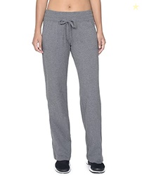 Danskin Women's Straight Leg Drawcord Athletic Pants