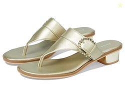 Anne Klein Women's Thessy Flats, Platinum, 8 M