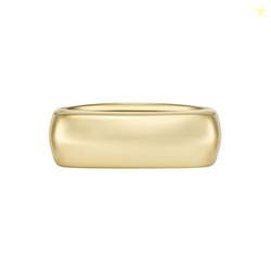 Fossil Women's Heritage Stainless Steel Gold-Tone Ring, Color: Gold (Model: JF04586710)