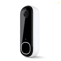 ARLO VIDEO DOORBELL HD | 2ND GEN | WIRELESS/WIRED OPTION, 2-WAY AUDIO, NIGHT VISION, HEAD TO TOE VIDEO VIEW, INTEGRATED SIREN | LIVE STREAM | REAL TIME NOTIFICATIONS |180 DEG WIDE VIEW, WHITE
