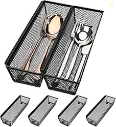 Smgmg Silverware Drawer Organizer, 6 Pack 