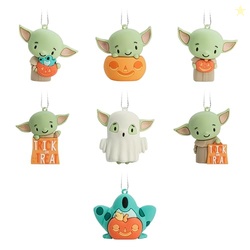 Hallmark Star Wars: The Mandalorian Grogu Mystery Halloween Ornaments, Set of 2