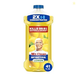 Mr. Clean All Purpose Cleaner, Floor Cleaner for Mopping, Cleaning Liquid, Lemon, 41oz