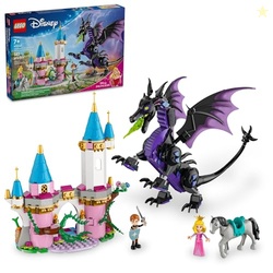 LEGO Disney Princess Maleficents Dragon Form Building Set for Kids and Sleeping Beauty Fans, Disney Princess Figure, Castle Toy, Fun Gift Idea for Girls and Boys Ages 7 Plus Who Love Aurora, 43240