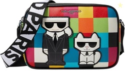 KARL LAGERFELD Women's Maybelle Choupette Crossbody, Multi Combo, One Size