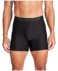 Under Armour Performance Tech Mesh Boxerjock 6in 3 Pack, Black Solid - Core 3 Pack, 5XL
