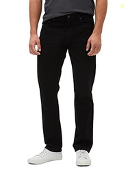 GAP Mens Straight Fit Jeans, True Black, 33W x 32L US