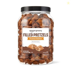 Amazon Grocery, Peanut Butter Filled Pretzels, 44 Oz (Previously Amazon Fresh, Packaging May Vary)