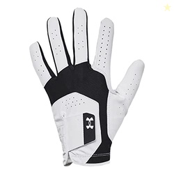 Under Armour Men's Iso-Chill Golf Glove , Black (001)/White, Left Hand Medium